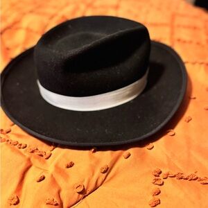 Black Hat with White Band